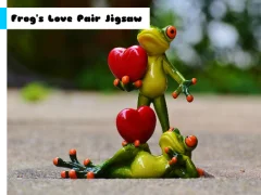 Frog's Love Pair Jigsaw – tasuta veebimäng