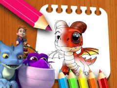 Dragon Rescue Riders Coloring Book — free online game