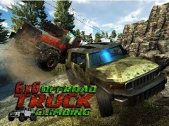 Xogo 6х6 offroad Truck driving climbing en liña