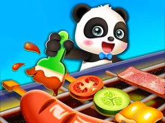 Spill Little Panda's Food Cooking online