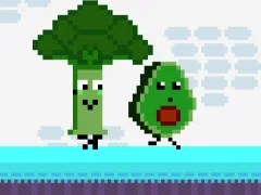 Igra Cat Chef vs Fruits - 2 Player online