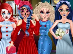Princess Halloween Party Prep เกมออนไลน์