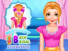 Mia Swept Back Bridal Hairstyle เกมออนไลน์