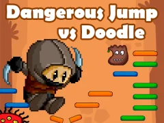 Гаме Dangerous Jump vs Doodle Jump онлајн