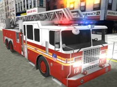 Real Truck Fire Drive Sim — bezmaksas tiešsaistes spēle