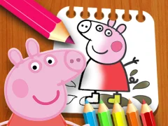 游戏PeppaPig Coloring Book在线