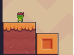 Ninja Frog Adventures — bezmaksas tiešsaistes spēle