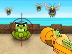 Bubble Gun Beach — bezplatná online hra