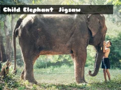 Child Elephant Jigsaw – kostenloses Online-Spiel
