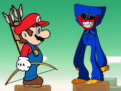 Mario vs Huggy Wuggy — bezplatná online hra