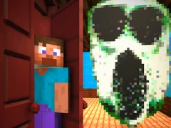 Craft Doors: Horror Run — bezmaksas tiešsaistes spēle