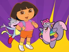 თამაში Dora Coloring Book ონლაინ