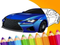 Japanese Luxury Cars Coloring Book  — free online game