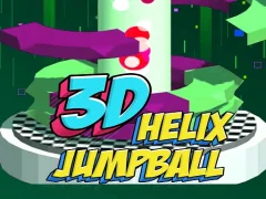 3D Helix Jump Ball — bezmaksas tiešsaistes spēle