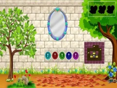 White Brick Backyard Escape – kostenloses Online-Spiel