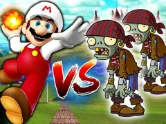 Permainan Fat Mario vs Zombies talian