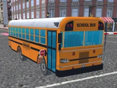 Bus School Park Driver — لعبة مجانية اون لاين