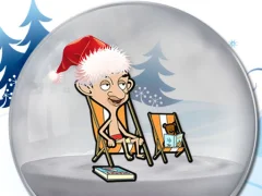 Spill Mr Bean Christmas Stars online
