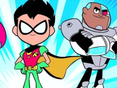 Cluiche Teen Titans Jigsaw Puzzle Collection ar líne