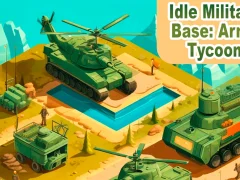 Idle Military Base Army Tycoon — bezmaksas tiešsaistes spēle