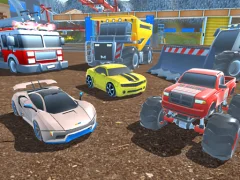 Гаме Mad Cars Racing and Crash онлајн