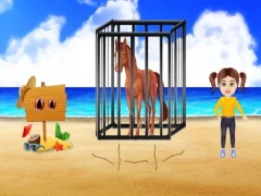 Beach Horse Escape – kostenloses Online-Spiel