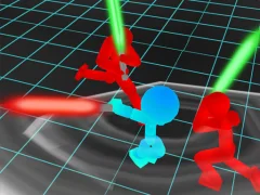 Stickman Neon Warriors: Sword Fighting — bezmaksas tiešsaistes spēle