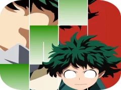 Гульня Hero Academia Boku Anime Manga Piano Tiles Games онлайн