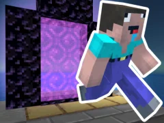 Spil Noob Steve Parkour online