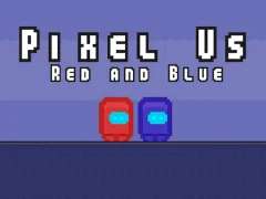 Pixel Us Red and Blue — bezmaksas tiešsaistes spēle