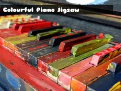 Colourful Piano Jigsaw — لعبة مجانية اون لاين