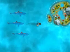 Survive the Sharks — لعبة مجانية اون لاين