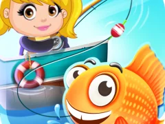 Nastya Fishing game