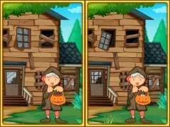 שפּיל Spot the differences halloween אָנליין