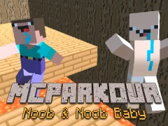 Trò chơi MCParkour Noob & Noob Baby trực tuyến