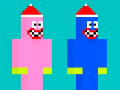 Noob Huggy Kissy — bezmaksas tiešsaistes spēle