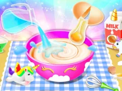 Spill Little Anna Unicorn Cake Make online
