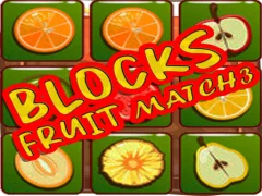 Blocks Fruit Match3  — لعبة مجانية اون لاين