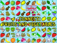 Spel Connect Fruits and Vegetables på nätet