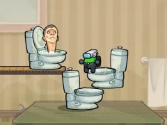 Impostor Jump Skibidi Toilet — bezmaksas tiešsaistes spēle