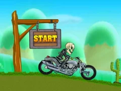 Motor Bike Hill Racing 2D — bezmaksas tiešsaistes spēle