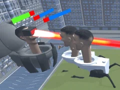 Skibidi Toilet Monster Fight — bezmaksas tiešsaistes spēle