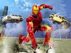 Flying Iron Hero — bezmaksas tiešsaistes spēle