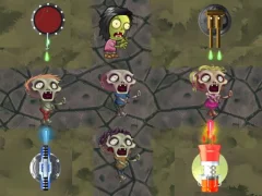 Jwèt Defend Against Zombies sou entènèt