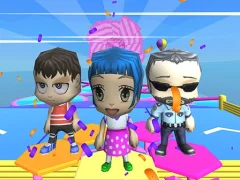 Spel Fall Guys And Girls Chibi Race Knockdown Multiplay på nätet