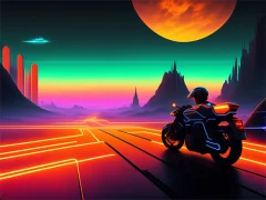 Motor Racing in Space — لعبة مجانية اون لاين