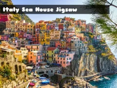 Italy Sea House Jigsaw – kostenloses Online-Spiel