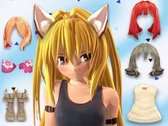 Xogo Sakora Anime Dress Up en liña