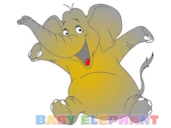 Lojë Baby Elephant Coloring në internet