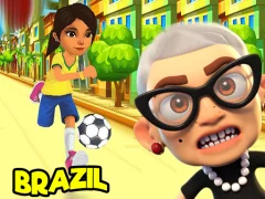 Angry Gran Run Brazil — لعبة مجانية اون لاين